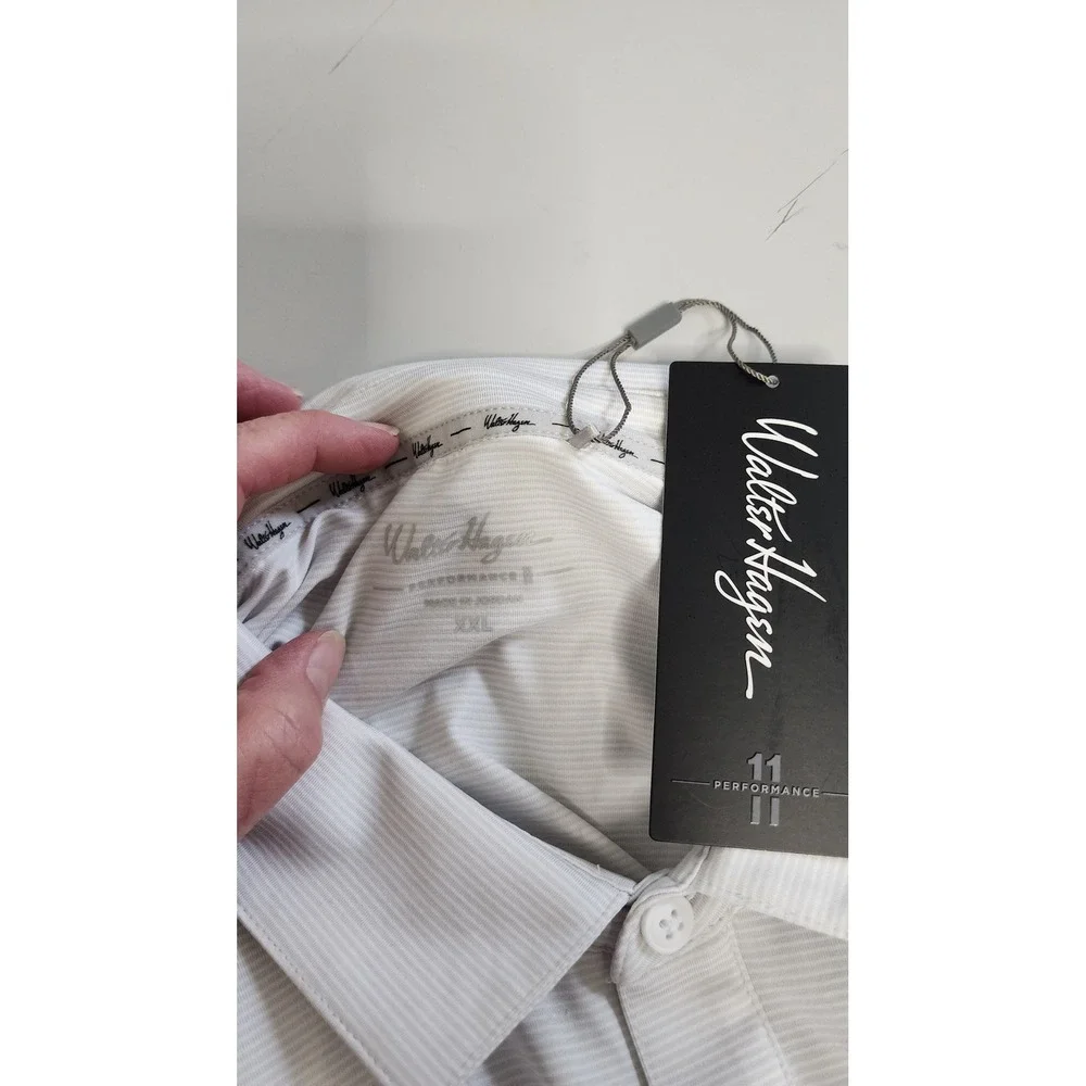 Walter Hagen Polo Shirt Mens XXL White New